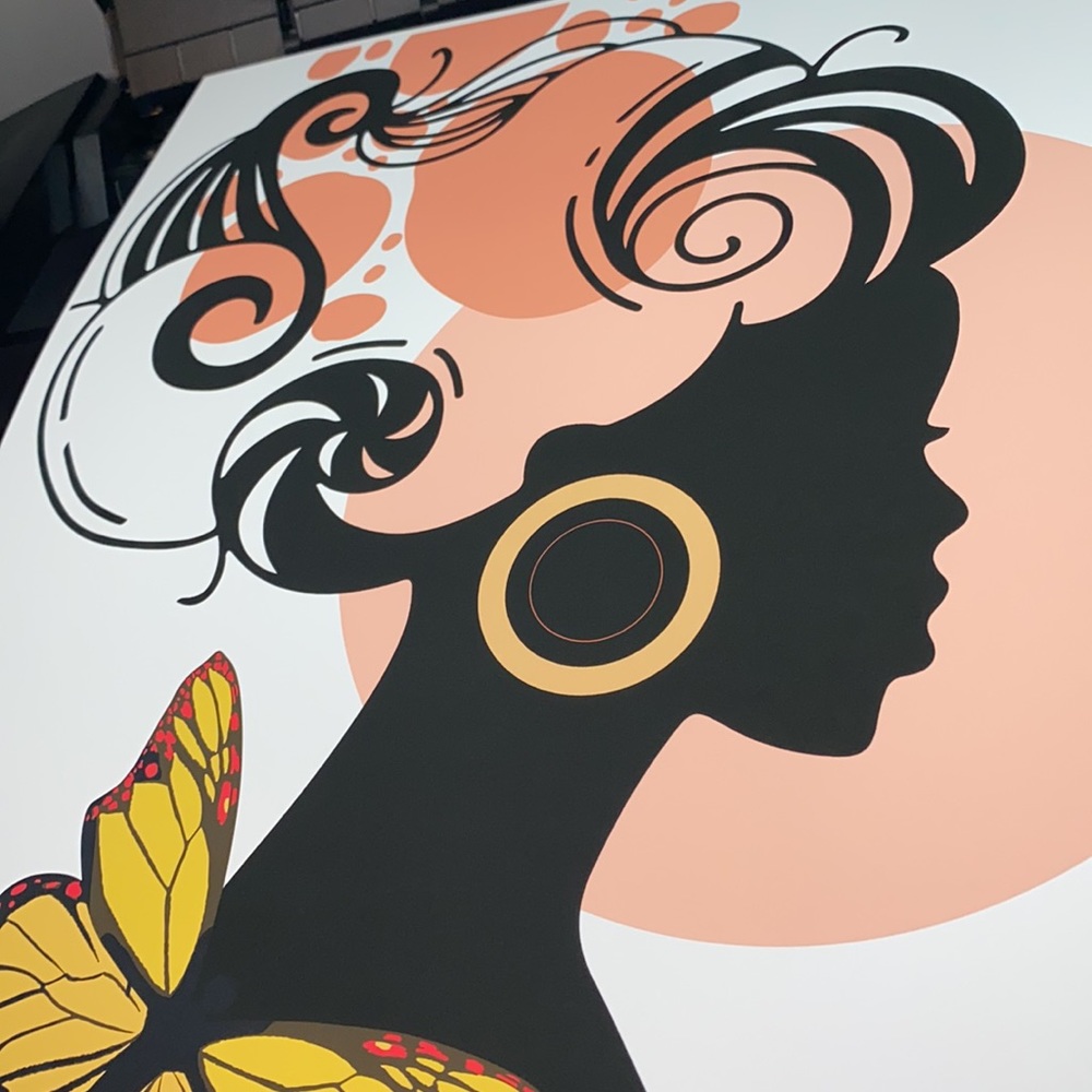 Modern Wall Art Print Tropical Girl Unframed - Picture 17 of 17